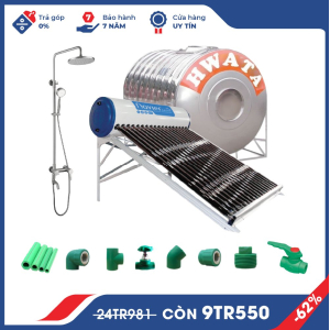 Combo Máy Nước Nóng Năng Lượng Mặt Trời 3 Món Tiết Kiệm Navier Solar CB3MNVS01