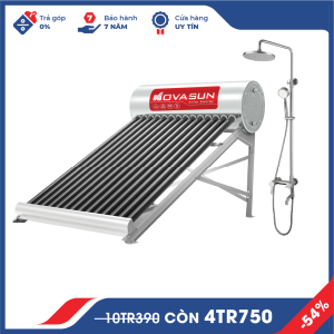 Combo Máy Nước Nóng Năng Lượng Mặt Trời 2 Món Tiết Kiệm Nova Sun CB2MTK02