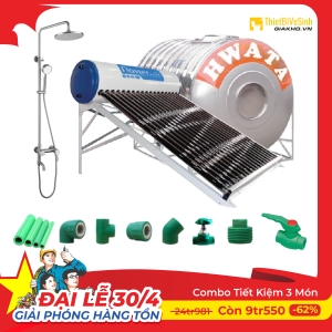 Combo Máy Nước Nóng Năng Lượng Mặt Trời 3 Món Tiết Kiệm Navier Solar CB3MNVS01