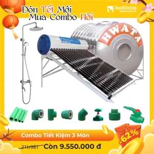 Combo Máy Nước Nóng Năng Lượng Mặt Trời 3 Món Tiết Kiệm Navier Solar CB3MNVS01