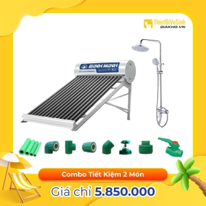 Combo Máy Nước Nóng Năng Lượng Mặt Trời 2 Món Tiết Kiệm Nova Sun CB2MTK04