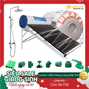 Combo Máy Nước Nóng Năng Lượng Mặt Trời 3 Món Tiết Kiệm Navier Solar CB3MNVS01
